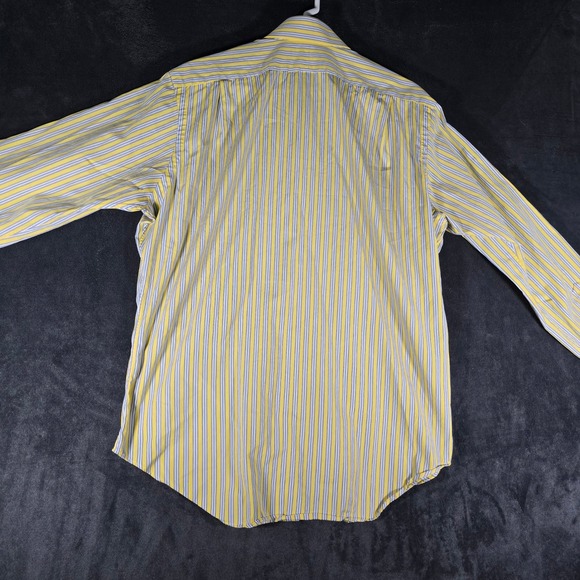 Polo Ralph Lauren Striped Button Down Shirt Regent Classic Fit 16 34/35 - Picture 6 of 7